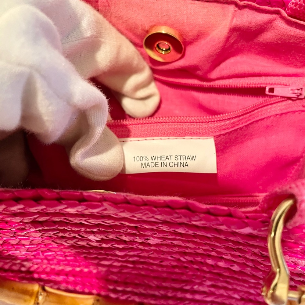 Bundle 2 (Wheat Straw top handle and clutch bags) - Picture 14 of 16